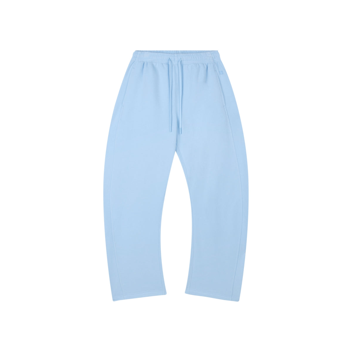 Twisted Seam Curved-Leg Sweatpants