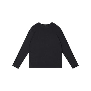 Fitted Ribbed Long-Sleeve Top with Lycra® Stretch