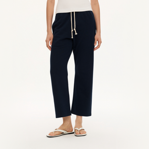 Seamless-Side Three-Quarter-Length Terry Sweatpants