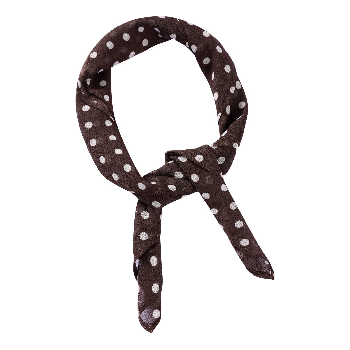 Polka Dot Silk Scarf