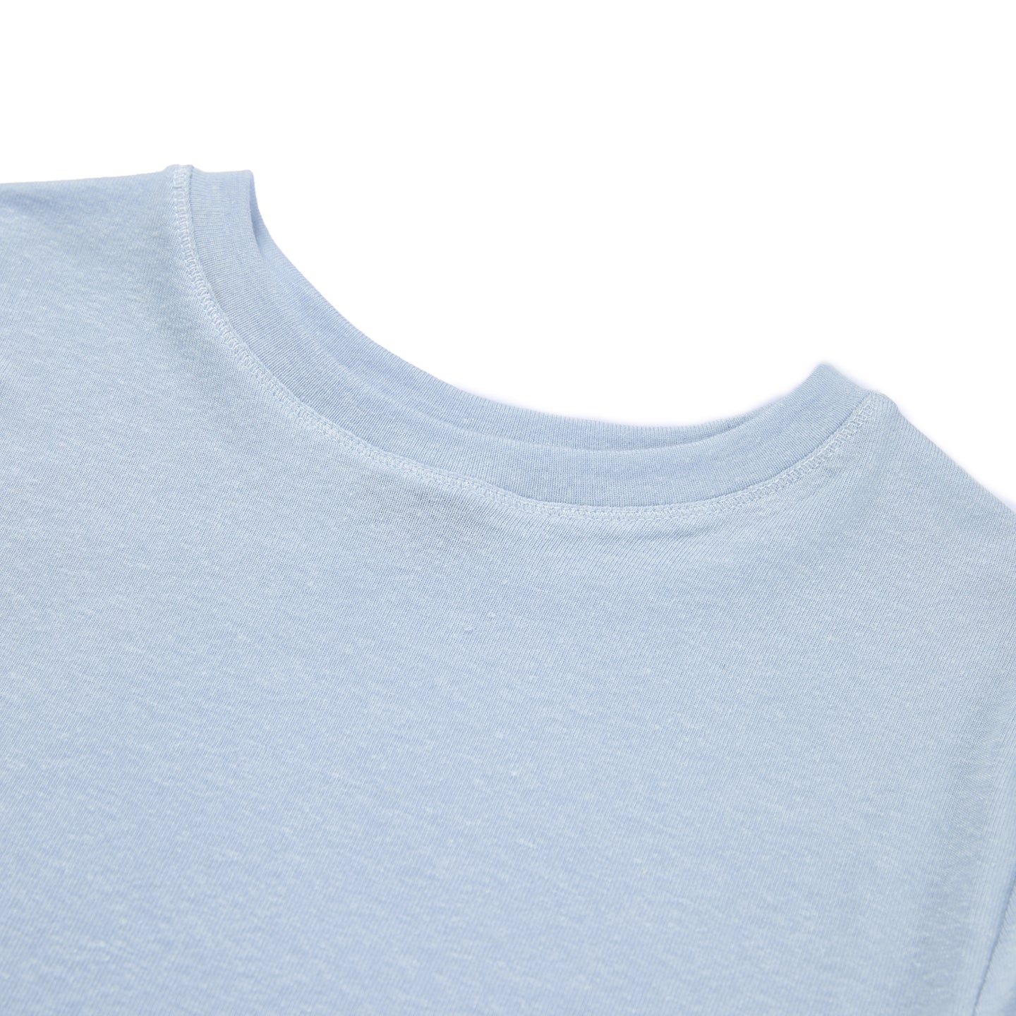 Tencel Linen Fitted Short-sleeved T-shirt