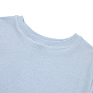 Tencel Linen Fitted Short-sleeved T-shirt