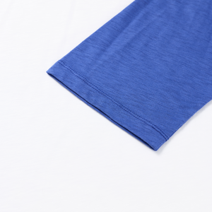 Contrast Raglan Three-Quarter-Sleeve T-Shirt