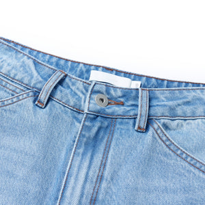 Light Wash Wide-Leg Jeans