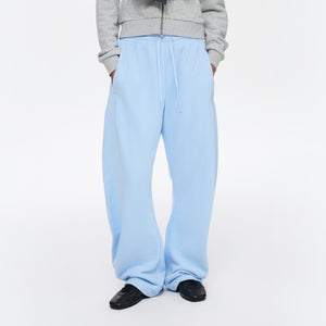 Twisted Seam Curved-Leg Sweatpants