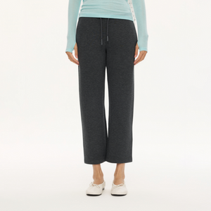 Viscose-Blend Stretch Cropped Pants