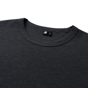 Fitted Ribbed Long-Sleeve Top with Lycra® Stretch