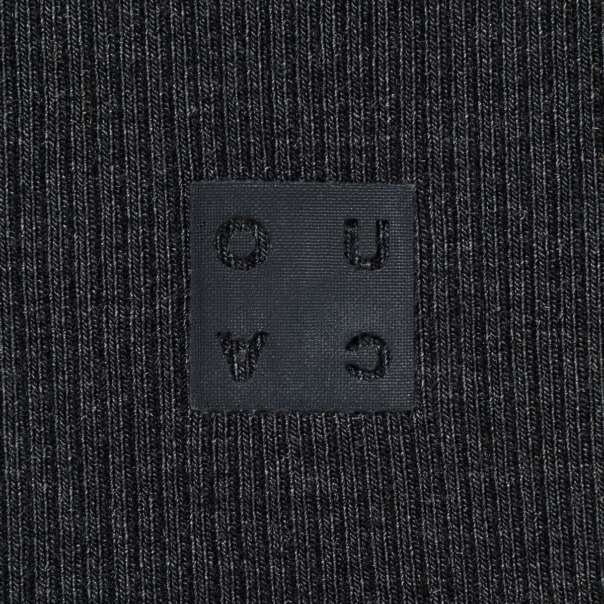 Fitted Ribbed Long-Sleeve Top with Lycra® Stretch