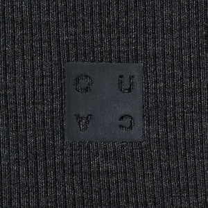 Fitted Ribbed Long-Sleeve Top with Lycra® Stretch