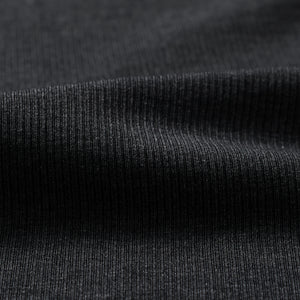 Fitted Ribbed Long-Sleeve Top with Lycra® Stretch
