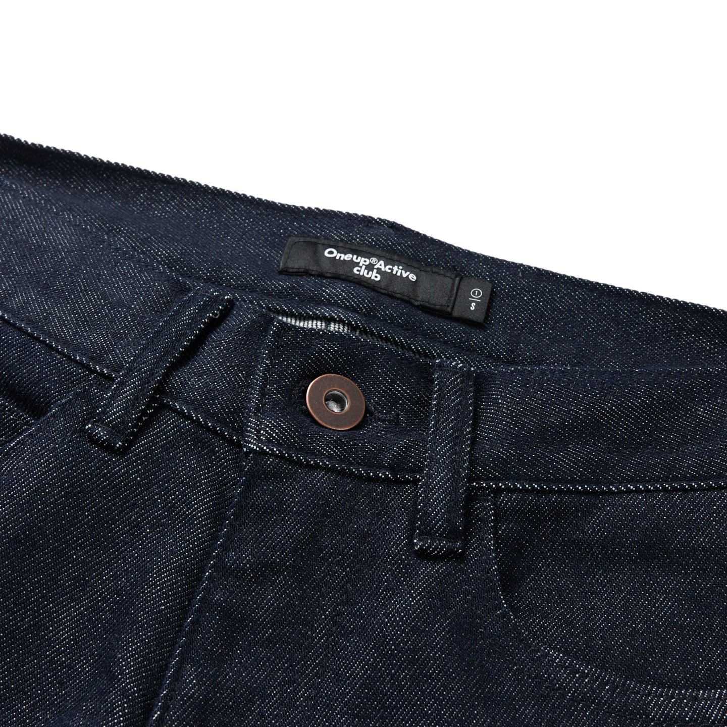 Raw Denim Stretch Cropped Pants