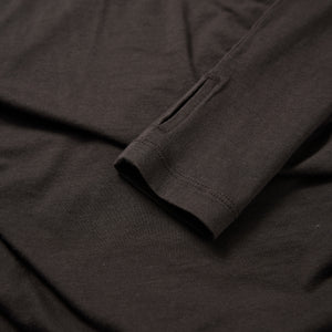 Ruched Wrap Long-Sleeve Top