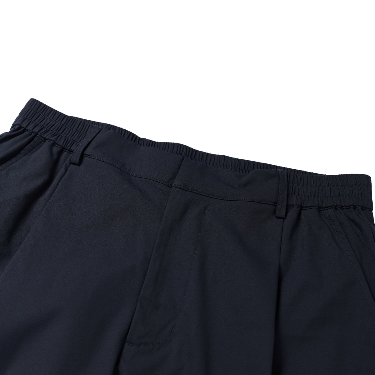 Water-Repellent Cotton-Feel Pleated Trousers