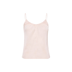 Satin Drawstring V-Neck Cami