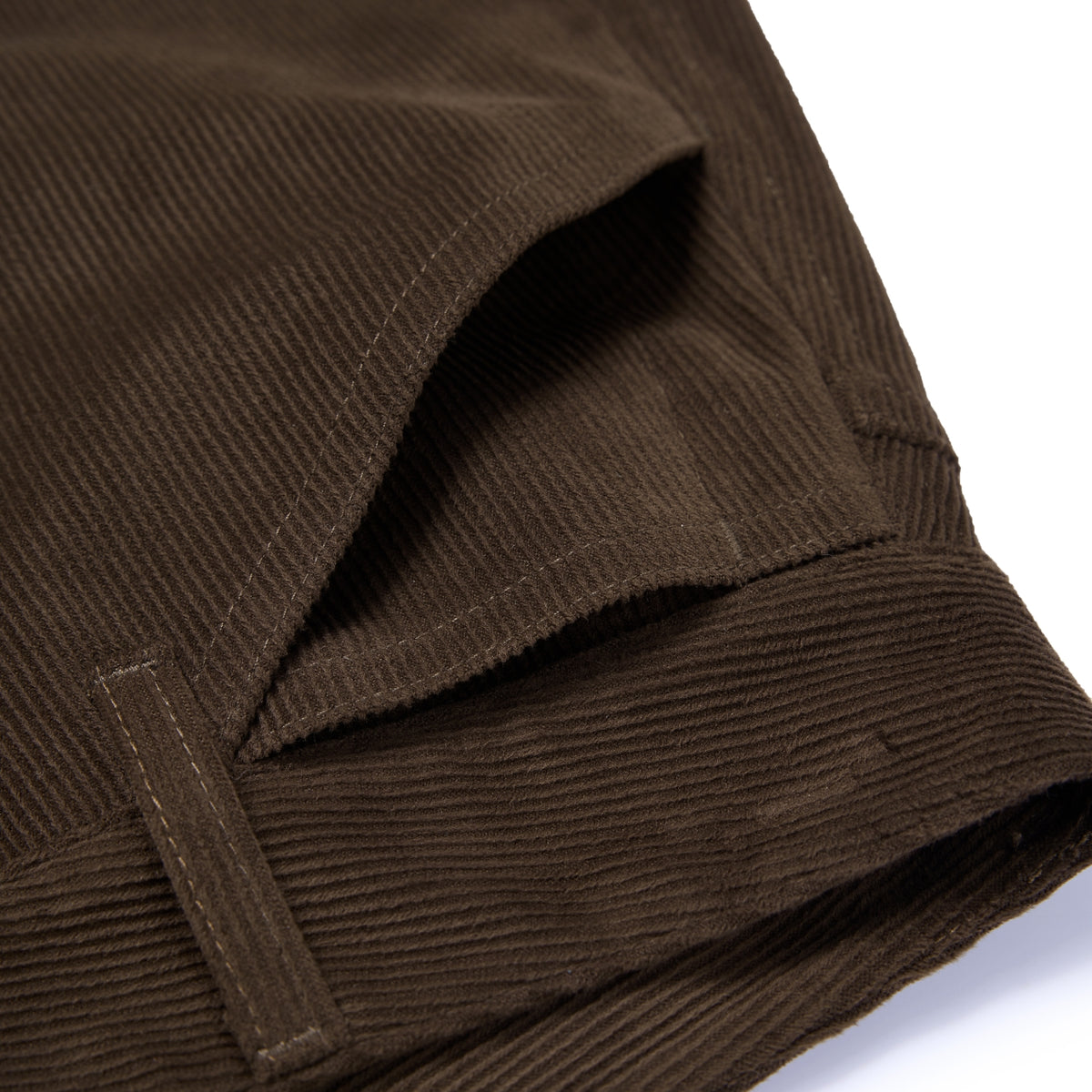 Corduroy High-Waisted Pants