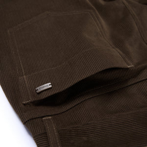 Corduroy High-Waisted Pants