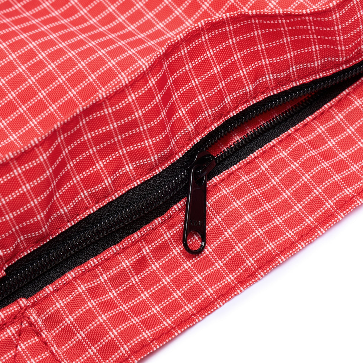 Large Plaid Water-Resistant Tote Bag