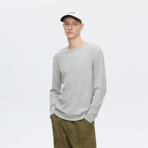 Fitted Ribbed Long-Sleeve Top with Lycra® Stretch