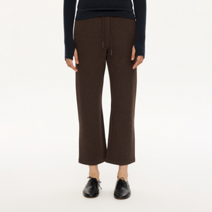 Viscose-Blend Stretch Cropped Pants