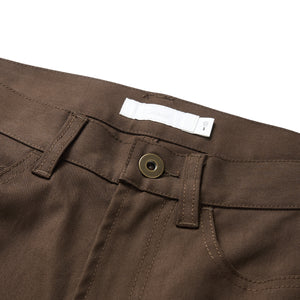 Twill Fitted Cropped Pants