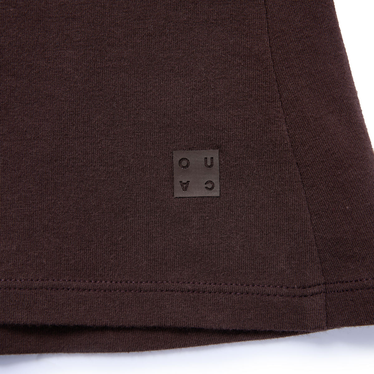 Fitted Crew-Neck Long-Sleeve Top