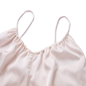 Satin Drawstring V-Neck Cami