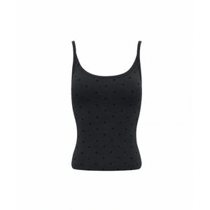 Polka Dot Cami Top with Removable Pads