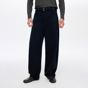 Corduroy High-Waisted Pants