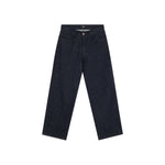 Raw Denim Stretch Cropped Pants