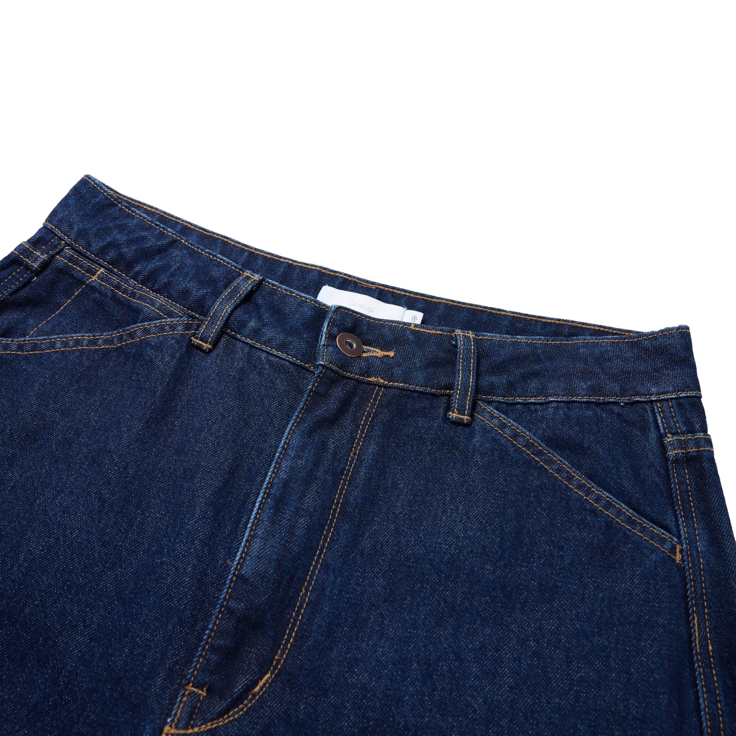 Vintage Wash Wide-Leg Jeans