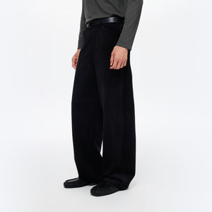 Corduroy High-Waisted Pants