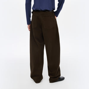 Corduroy High-Waisted Pants