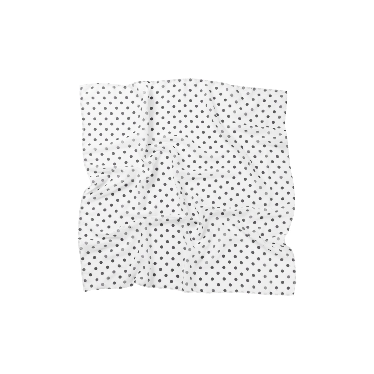 Polka Dot Silk Scarf