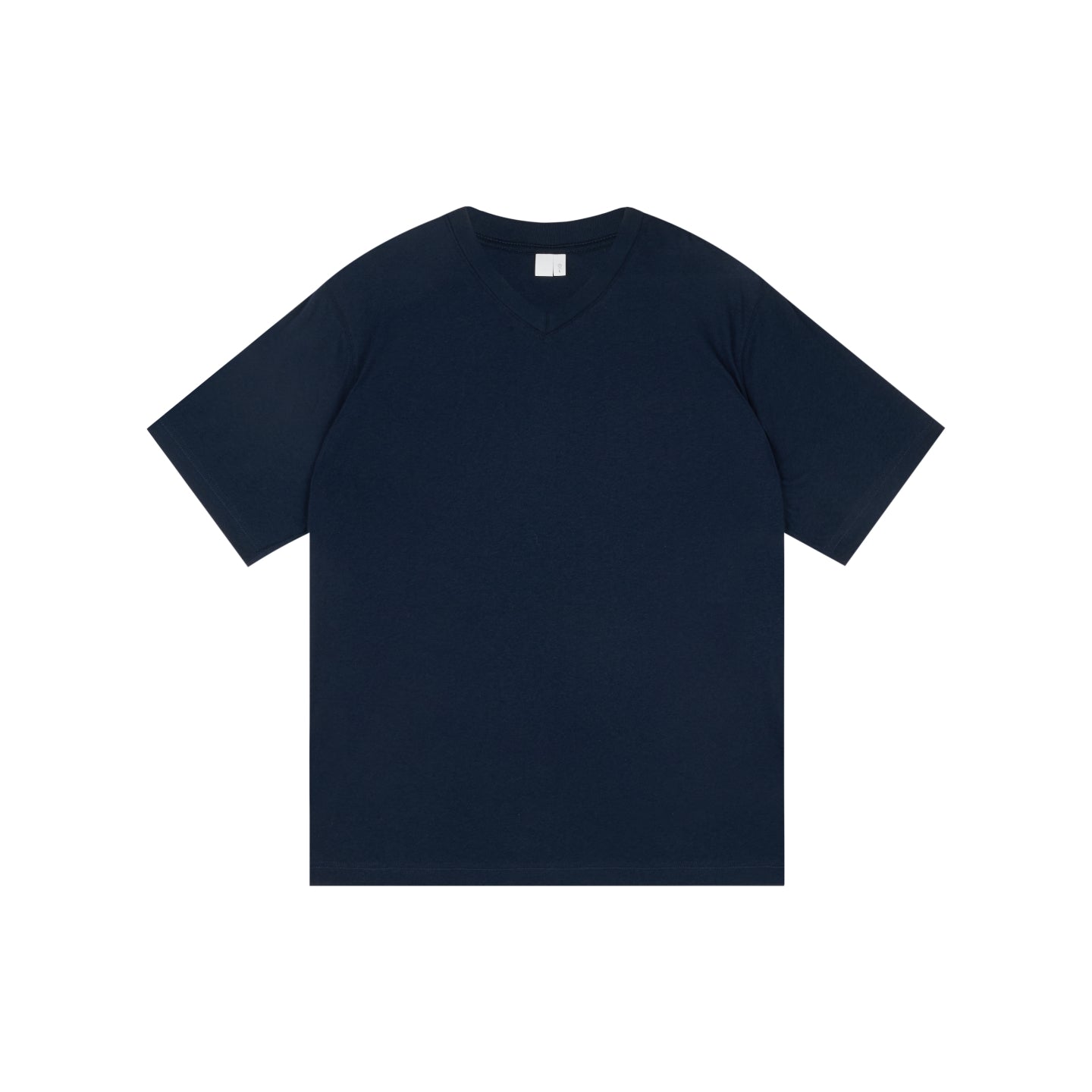 Cotton-Linen Blend V-Neck Tee