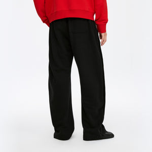 Twisted Seam Curved-Leg Sweatpants