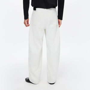 Corduroy High-Waisted Pants