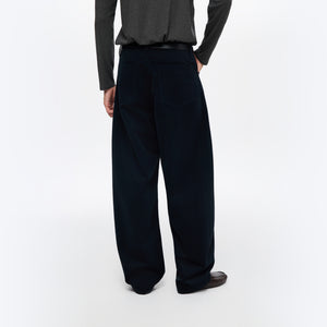 Corduroy High-Waisted Pants