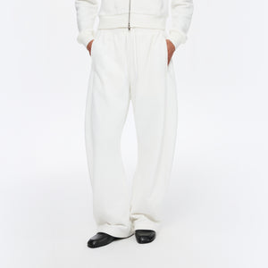 Twisted Seam Curved-Leg Sweatpants