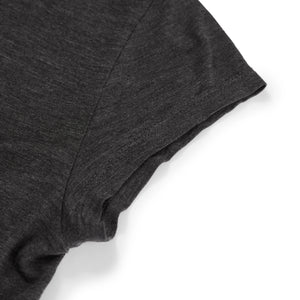 Tencel Wool-Blend Lightweight Short-Sleeve Top