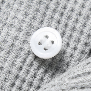 Waffle Knit Henley Tee