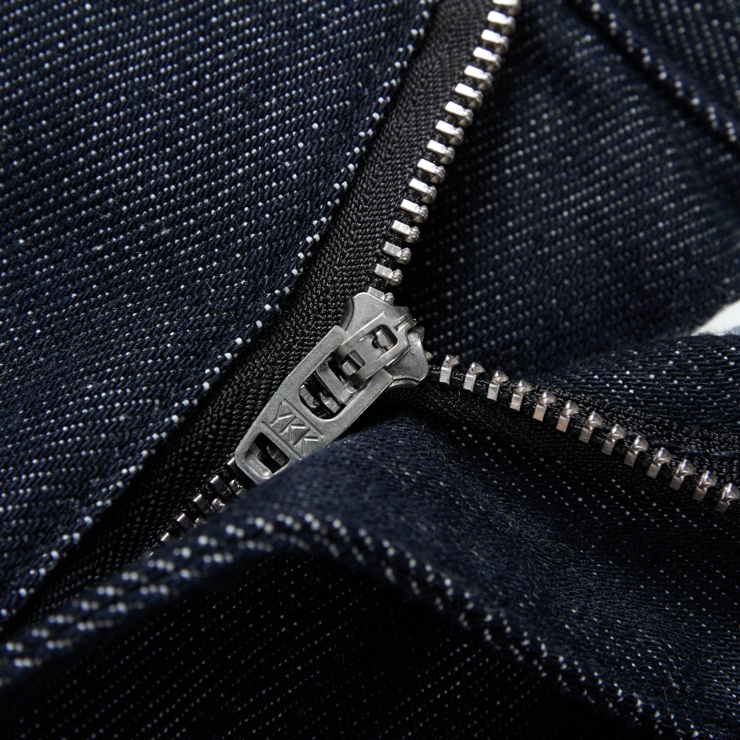 Raw Denim Stretch Cropped Pants