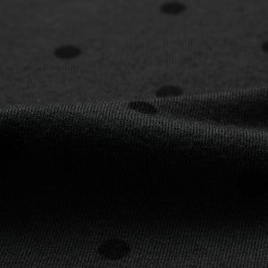 Polka Dot Print Fitted Short-Sleeve Shirt