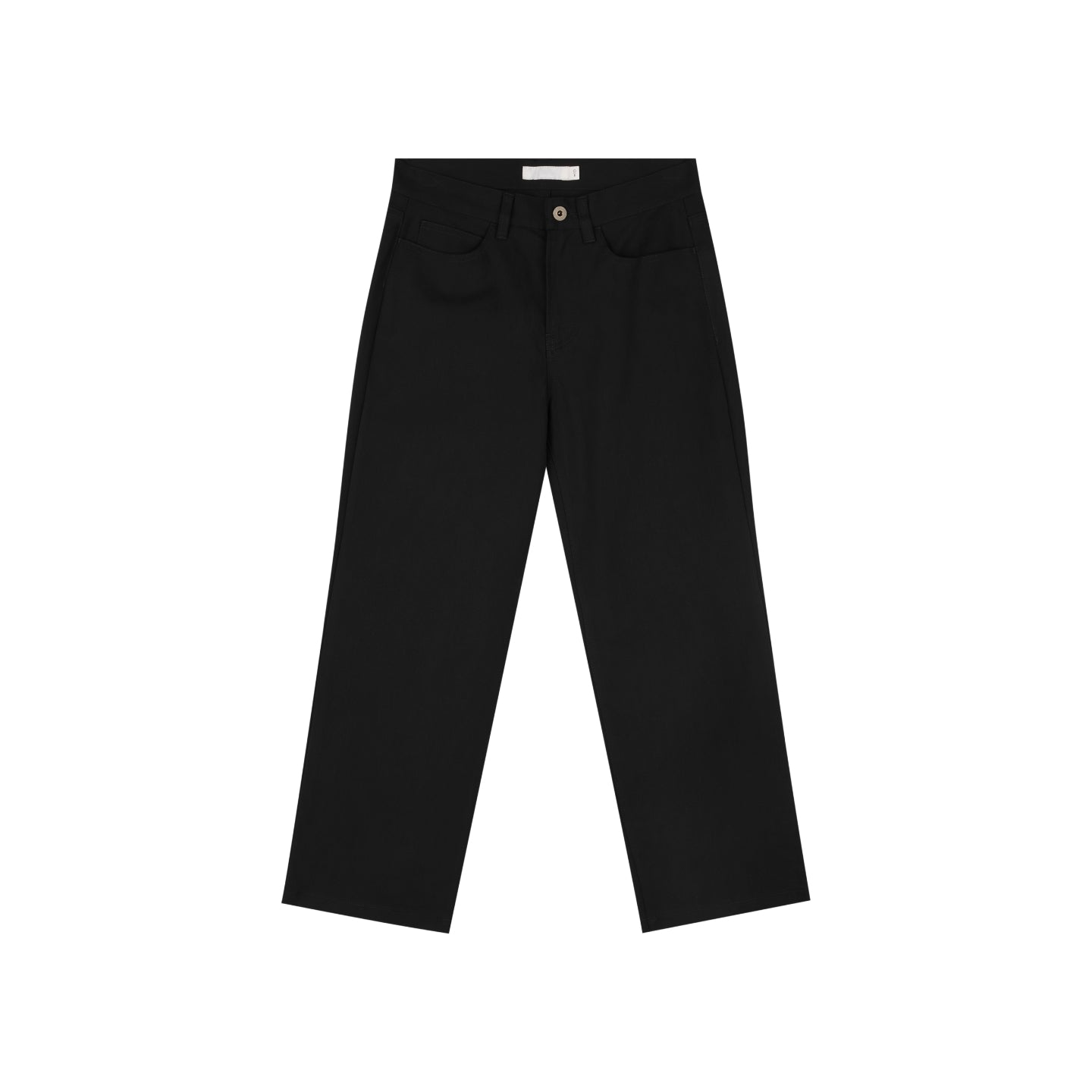 Twill Fitted Cropped Pants