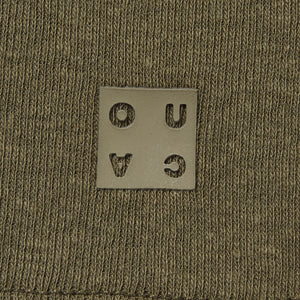 Heathered Cotton Fitted Crew-Neck Tee