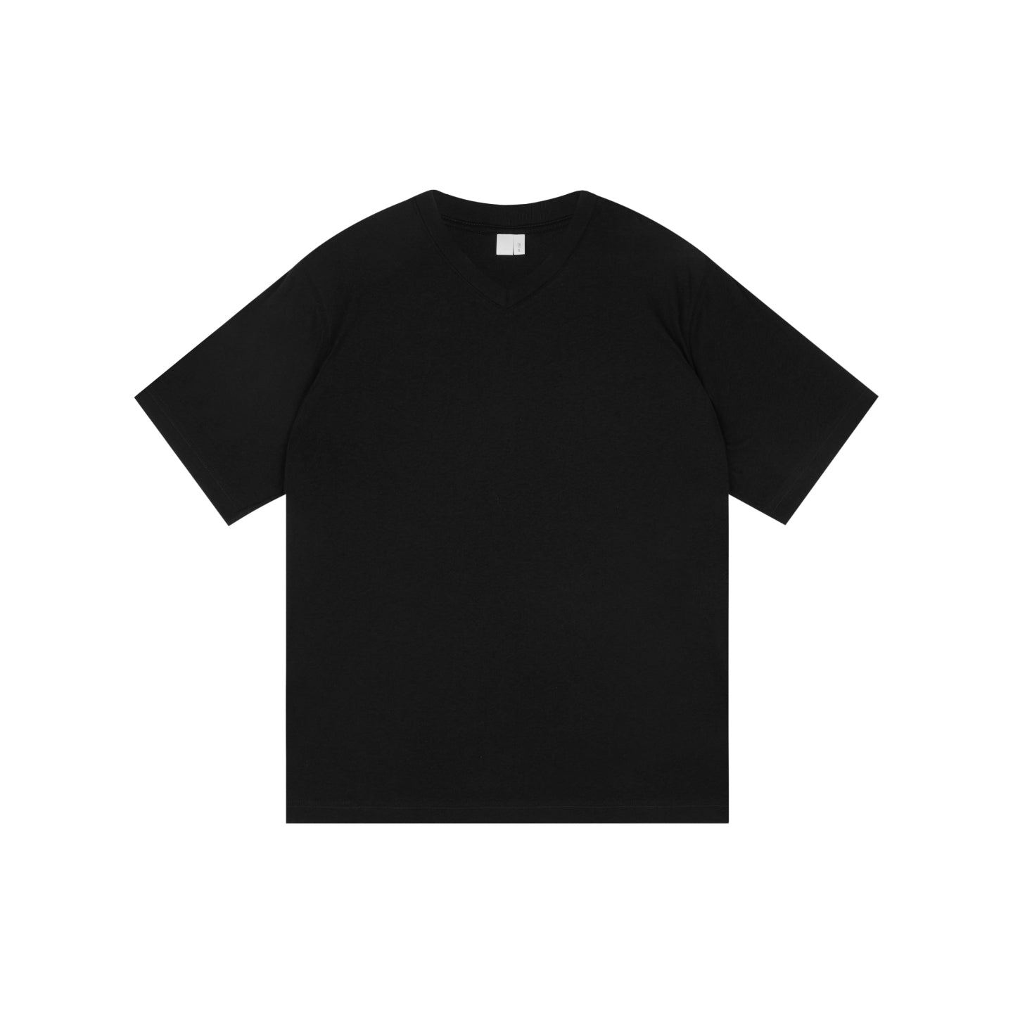 Cotton-Linen Blend V-Neck Tee