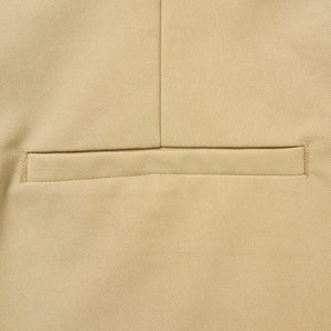Cuffed Wide-Leg Cropped Trousers