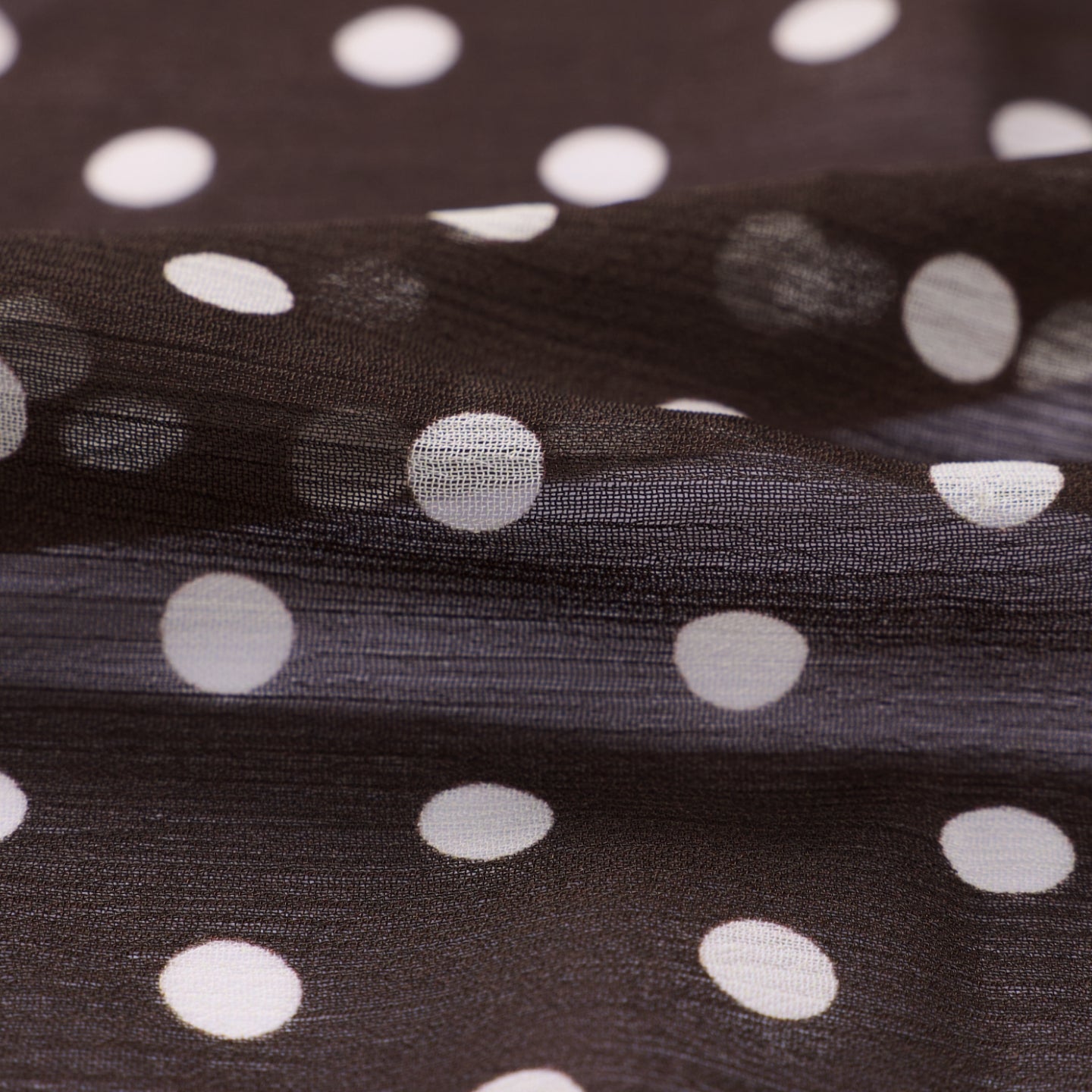 Polka Dot Silk Scarf