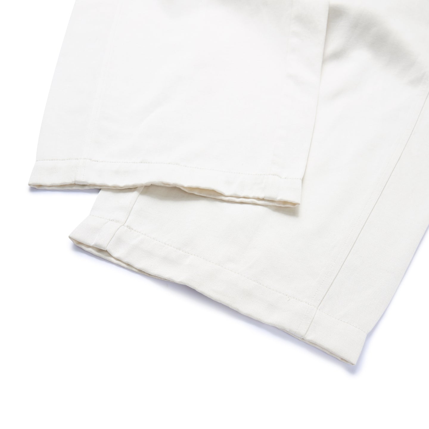 Satin Linen Balloon Wide-Leg Pants