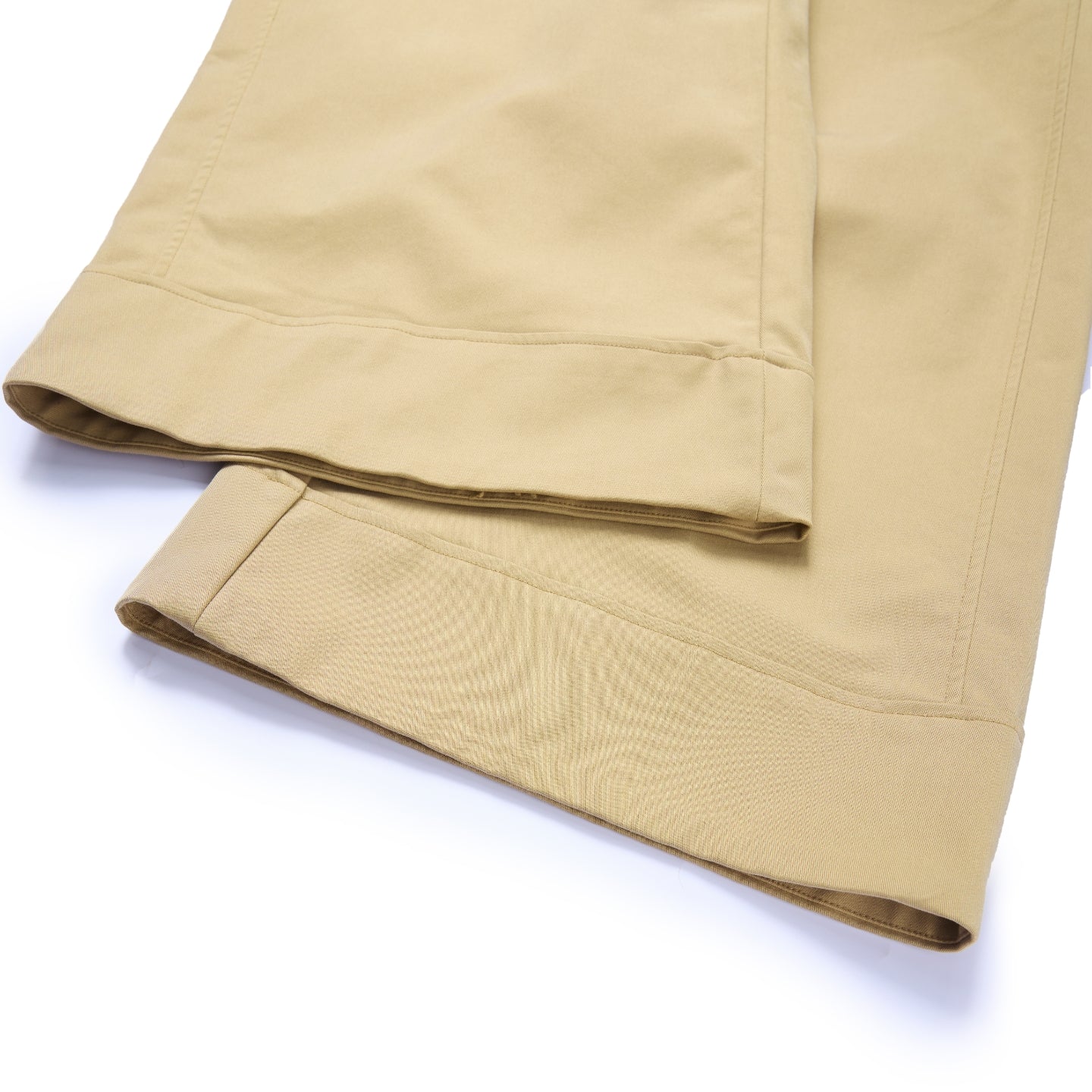 Cuffed Wide-Leg Cropped Trousers