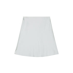 Linen Satin A-Line Skirt